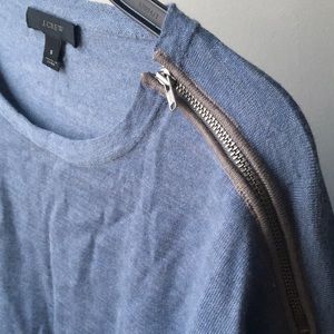Cute J. Crew sweater with zippers!